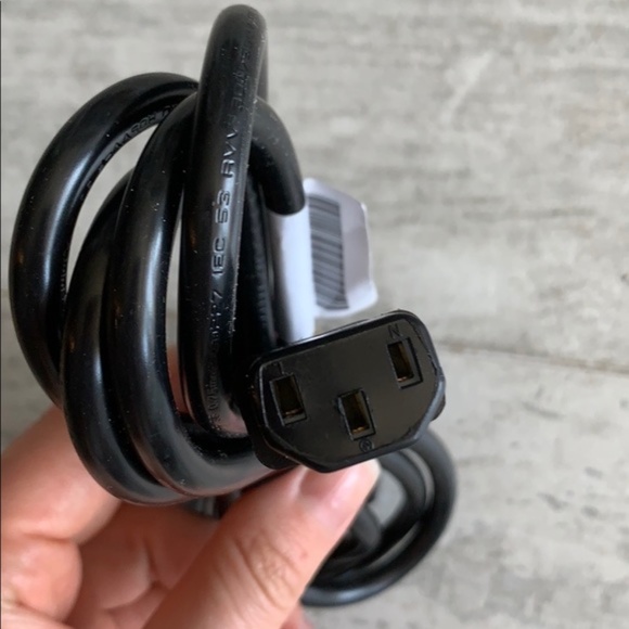 I-Sheng EUR Black Thick Monitor Power Cable NWT - Picture 7 of 9